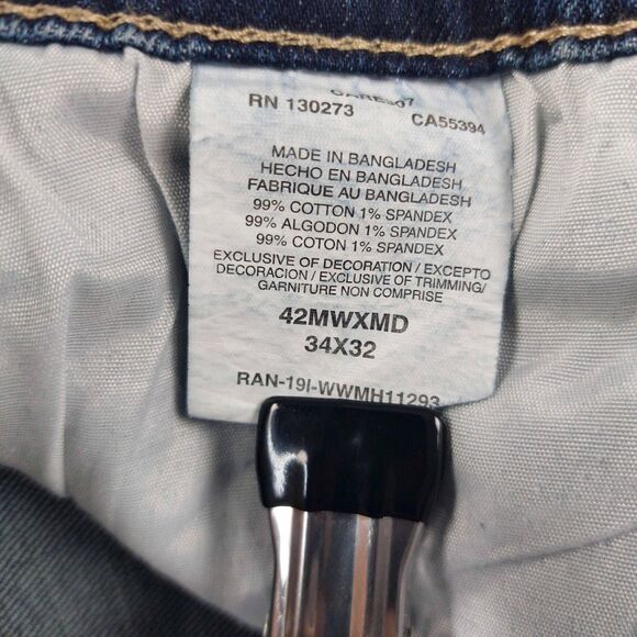 Wrangler 20X Jeans Mens Sz 34 Blue No. 42 Vintage Boot Cut Stretch Western - Picture 9 of 12